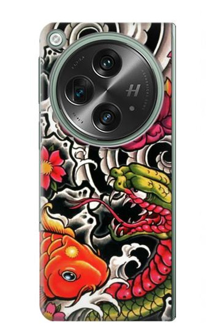 S0605 Yakuza Tattoo Hülle Schutzhülle Taschen für OnePlus OPEN