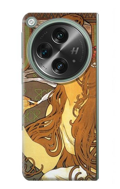 S0969 Alphonse Mucha Job Hülle Schutzhülle Taschen für OnePlus OPEN