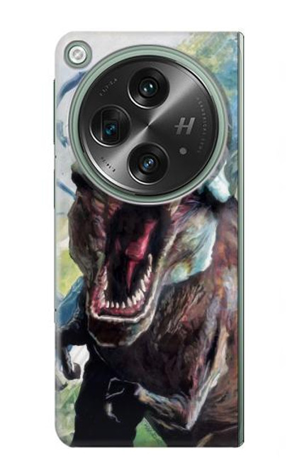 S1453 Trex Tyrannosaurus Rex Dinosaur Hülle Schutzhülle Taschen für OnePlus OPEN