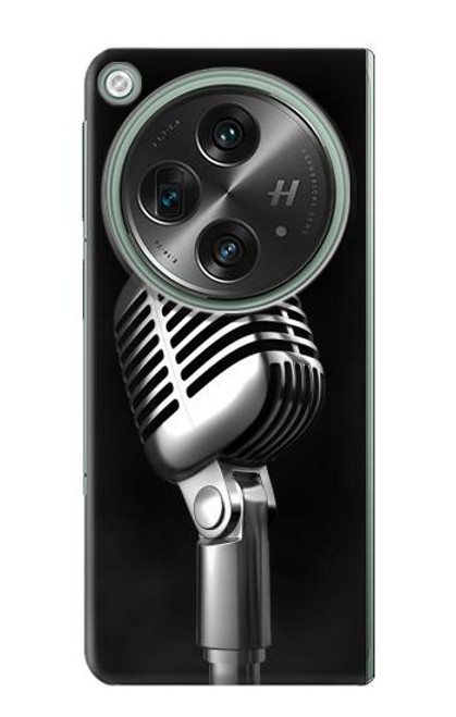 S1672 Retro Microphone Jazz Music Hülle Schutzhülle Taschen für OnePlus OPEN
