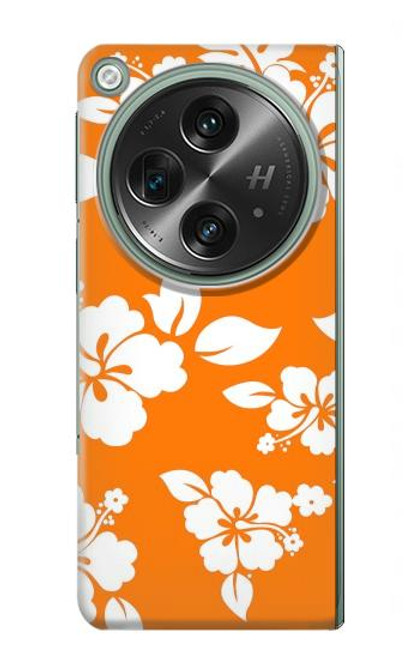 S2245 Hawaiian Hibiscus Orange Pattern Hülle Schutzhülle Taschen für OnePlus OPEN