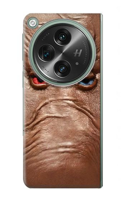 S3940 Leather Mad Face Graphic Paint Hülle Schutzhülle Taschen für OnePlus OPEN
