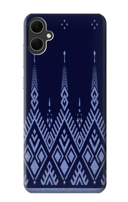 S3950 Textile Thai Blue Pattern Hülle Schutzhülle Taschen für Samsung Galaxy A05