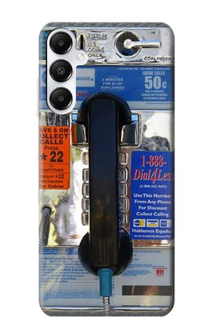 S0087 Payphone Hülle Schutzhülle Taschen für Samsung Galaxy A05s