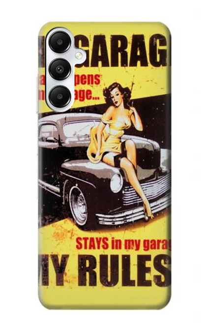 S3198 My Garage Pinup Girl Hülle Schutzhülle Taschen für Samsung Galaxy A05s