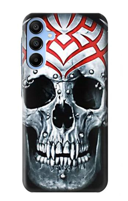 S0223 Vampire Skull Tattoo Hülle Schutzhülle Taschen für Samsung Galaxy A15 5G