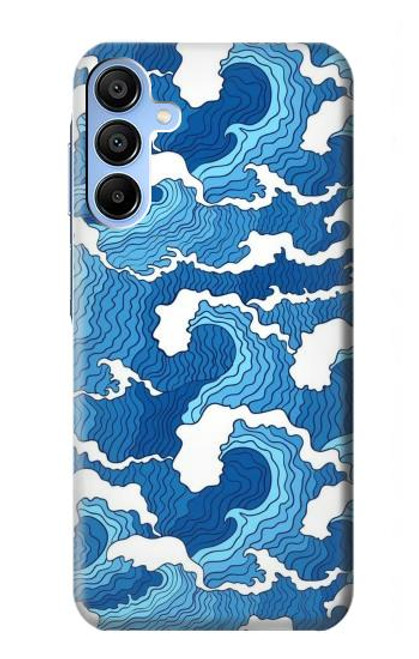 S3901 Aesthetic Storm Ocean Waves Hülle Schutzhülle Taschen für Samsung Galaxy A15 5G