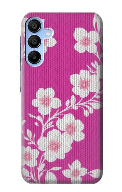 S3924 Cherry Blossom Pink Background Hülle Schutzhülle Taschen für Samsung Galaxy A15 5G