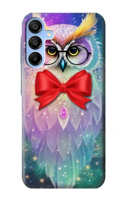S3934 Fantasy Nerd Owl Hülle Schutzhülle Taschen für Samsung Galaxy A15 5G