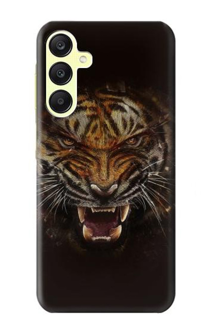 S0575 Tiger Face Hülle Schutzhülle Taschen für Samsung Galaxy A25 5G