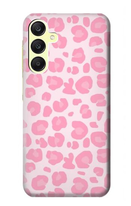 S2213 Pink Leopard Pattern Hülle Schutzhülle Taschen für Samsung Galaxy A25 5G