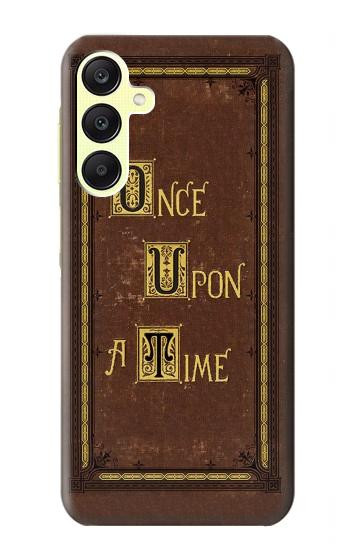 S2824 Once Upon a Time Book Cover Hülle Schutzhülle Taschen für Samsung Galaxy A25 5G