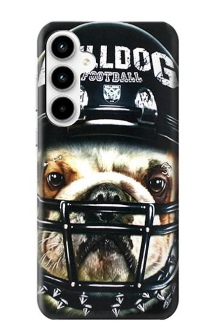 S0098 Bulldog American Football Hülle Schutzhülle Taschen für Samsung Galaxy A35 5G