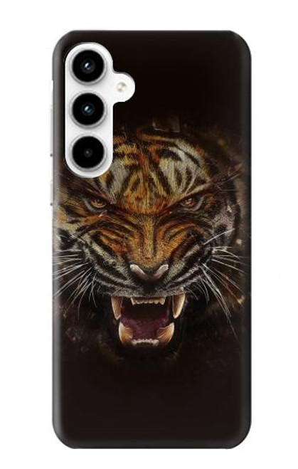 S0575 Tiger Face Hülle Schutzhülle Taschen für Samsung Galaxy A35 5G