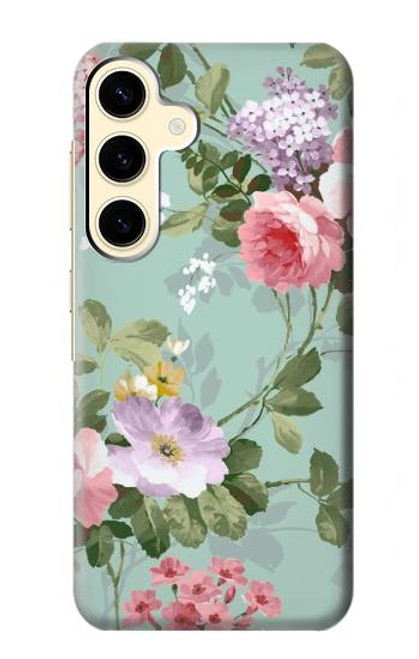 S2178 Flower Floral Art Painting Hülle Schutzhülle Taschen für Samsung Galaxy S24