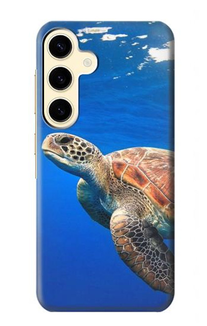 S3898 Sea Turtle Hülle Schutzhülle Taschen für Samsung Galaxy S24