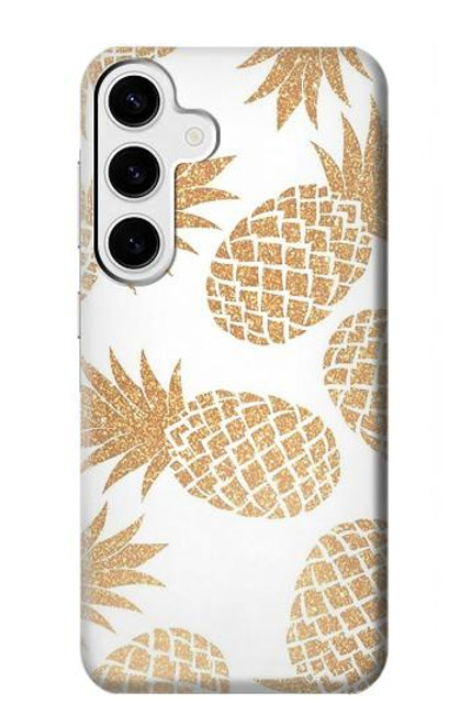 S3718 Seamless Pineapple Hülle Schutzhülle Taschen für Samsung Galaxy S24 Plus