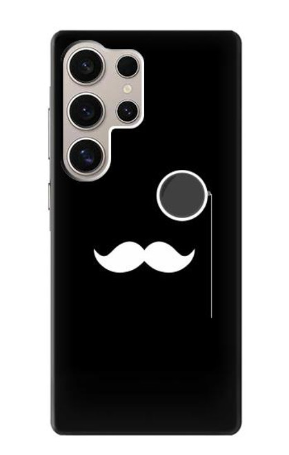 S1946 Sir Mustache Minimalism Hülle Schutzhülle Taschen für Samsung Galaxy S24 Ultra