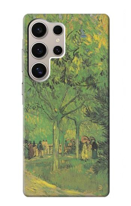 S3748 Van Gogh A Lane in a Public Garden Hülle Schutzhülle Taschen für Samsung Galaxy S24 Ultra