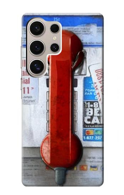 S3925 Collage Vintage Pay Phone Hülle Schutzhülle Taschen für Samsung Galaxy S24 Ultra