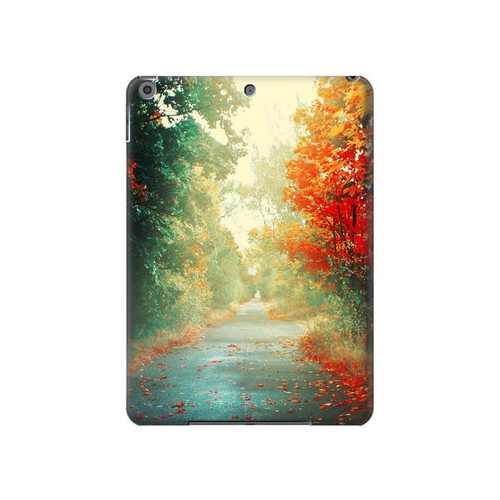 S0913 Road Through The Woods Hülle Schutzhülle Taschen für iPad 10.2 (2021,2020,2019), iPad 9 8 7