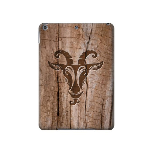 S2183 Goat Wood Graphic Printed Hülle Schutzhülle Taschen für iPad 10.2 (2021,2020,2019), iPad 9 8 7