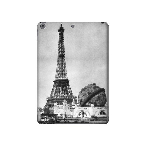 S2350 Old Paris Eiffel Tower Hülle Schutzhülle Taschen für iPad 10.2 (2021,2020,2019), iPad 9 8 7