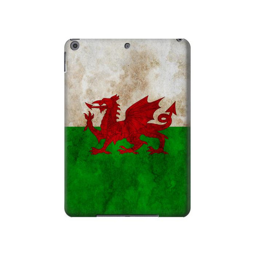 S2976 Wales Football Soccer Flag Hülle Schutzhülle Taschen für iPad 10.2 (2021,2020,2019), iPad 9 8 7