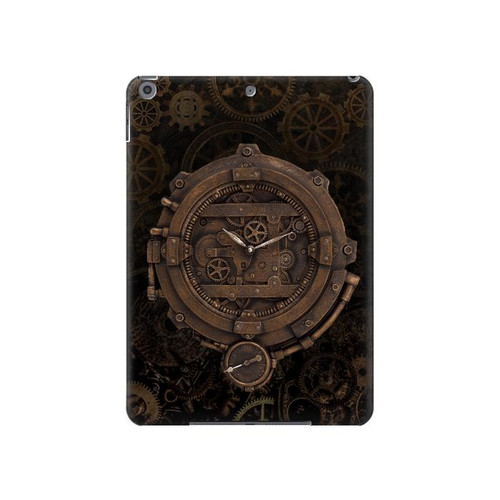 S3902 Steampunk Clock Gear Hülle Schutzhülle Taschen für iPad 10.2 (2021,2020,2019), iPad 9 8 7