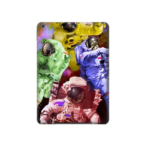 S3914 Colorful Nebula Astronaut Suit Galaxy Hülle Schutzhülle Taschen für iPad 10.2 (2021,2020,2019), iPad 9 8 7