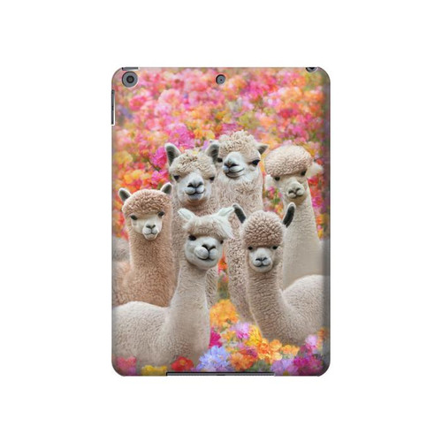 S3916 Alpaca Family Baby Alpaca Hülle Schutzhülle Taschen für iPad 10.2 (2021,2020,2019), iPad 9 8 7