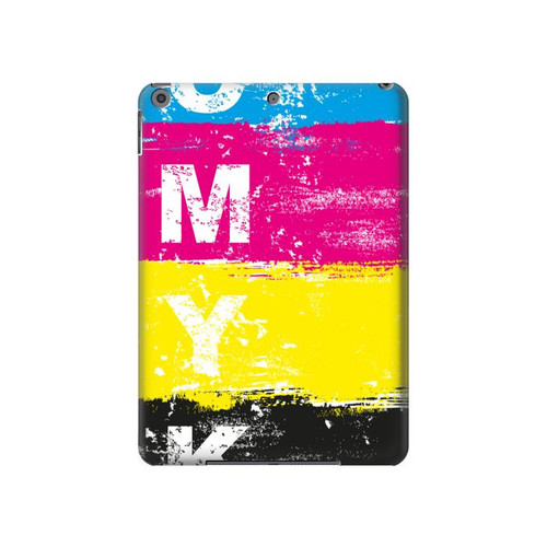 S3930 Cyan Magenta Yellow Key Hülle Schutzhülle Taschen für iPad 10.2 (2021,2020,2019), iPad 9 8 7