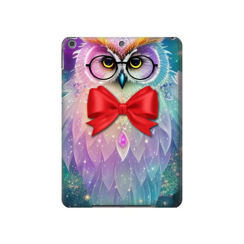S3934 Fantasy Nerd Owl Hülle Schutzhülle Taschen für iPad 10.2 (2021,2020,2019), iPad 9 8 7