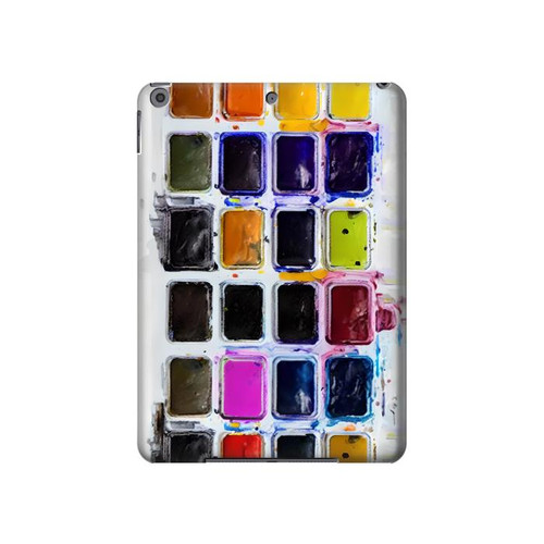 S3956 Watercolor Palette Box Graphic Hülle Schutzhülle Taschen für iPad 10.2 (2021,2020,2019), iPad 9 8 7