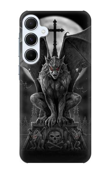 S0850 Gargoyle Devil Demon Hülle Schutzhülle Taschen für Samsung Galaxy A55 5G