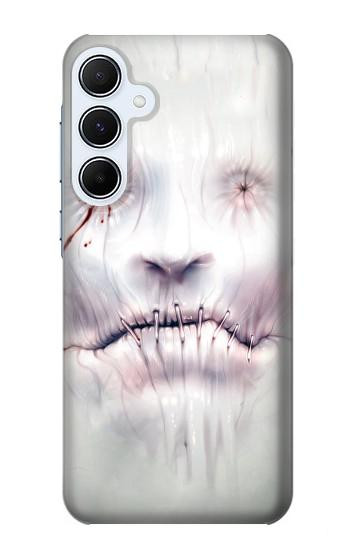 S0884 Horror Face Hülle Schutzhülle Taschen für Samsung Galaxy A55 5G