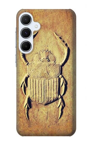 S2401 Egyptian Scarab Beetle Graphic Printed Hülle Schutzhülle Taschen für Samsung Galaxy A55 5G