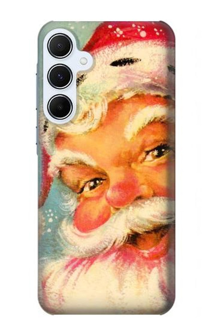 S2840 Christmas Vintage Santa Hülle Schutzhülle Taschen für Samsung Galaxy A55 5G