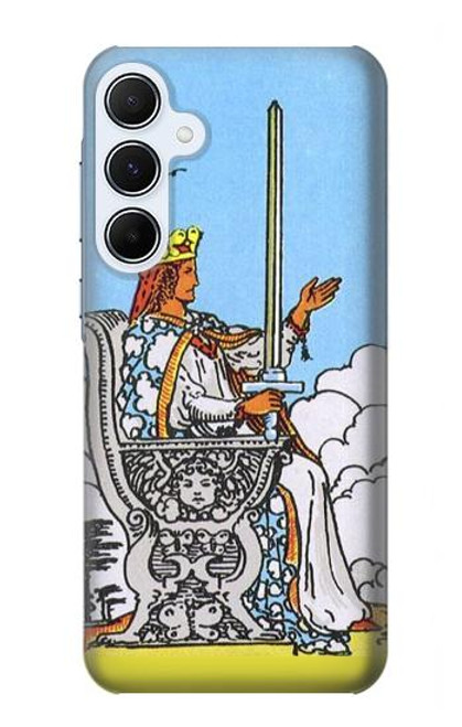 S3068 Tarot Card Queen of Swords Hülle Schutzhülle Taschen für Samsung Galaxy A55 5G