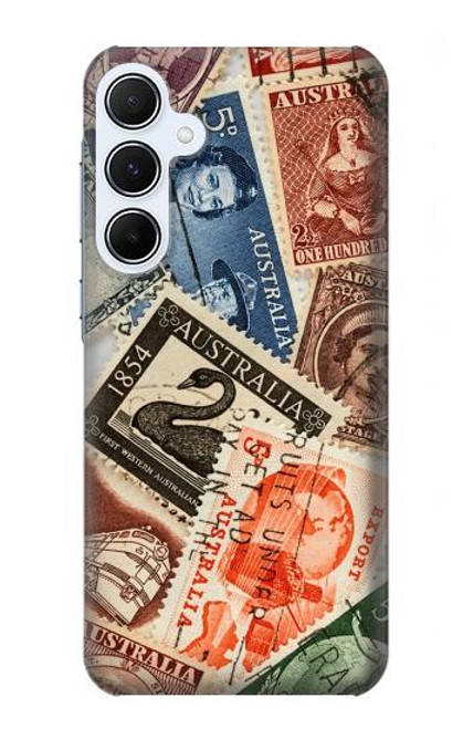 S3900 Stamps Hülle Schutzhülle Taschen für Samsung Galaxy A55 5G