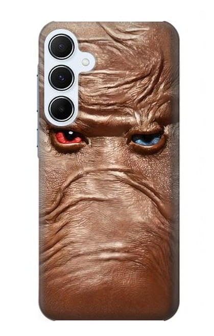 S3940 Leather Mad Face Graphic Paint Hülle Schutzhülle Taschen für Samsung Galaxy A55 5G
