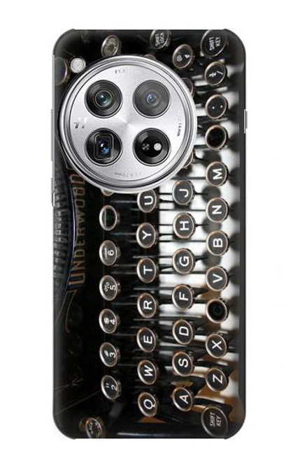 S0620 Typewriter Hülle Schutzhülle Taschen für OnePlus 12