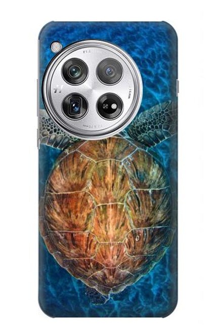S1249 Blue Sea Turtle Hülle Schutzhülle Taschen für OnePlus 12