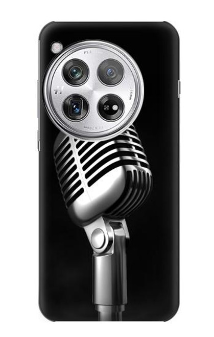 S1672 Retro Microphone Jazz Music Hülle Schutzhülle Taschen für OnePlus 12