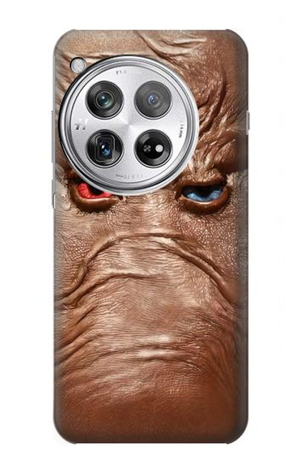 S3940 Leather Mad Face Graphic Paint Hülle Schutzhülle Taschen für OnePlus 12