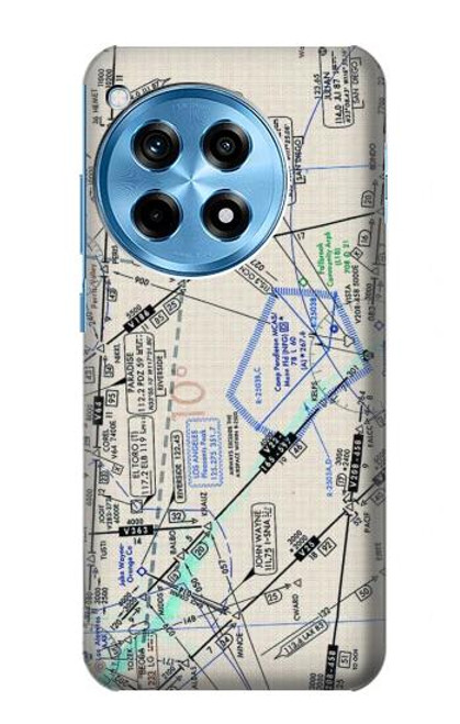 S3882 Flying Enroute Chart Hülle Schutzhülle Taschen für OnePlus 12R