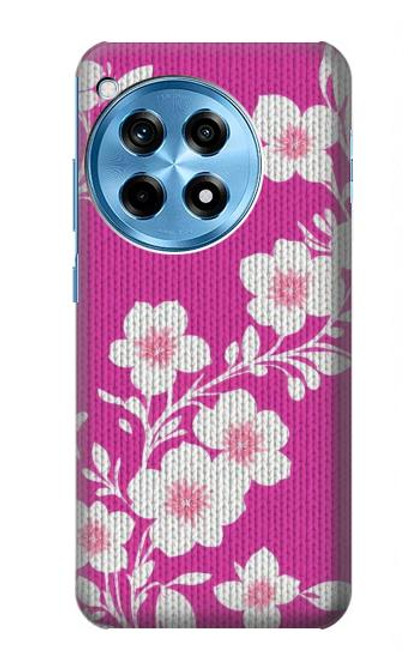 S3924 Cherry Blossom Pink Background Hülle Schutzhülle Taschen für OnePlus 12R