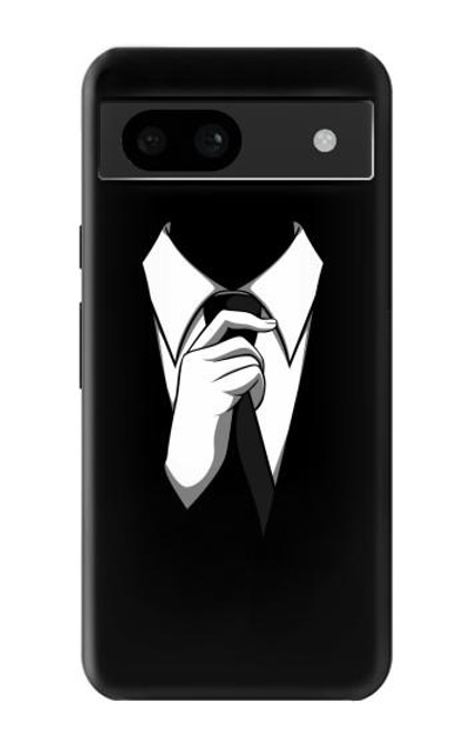 S1591 Anonymous Man in Black Suit Hülle Schutzhülle Taschen für Google Pixel 8a