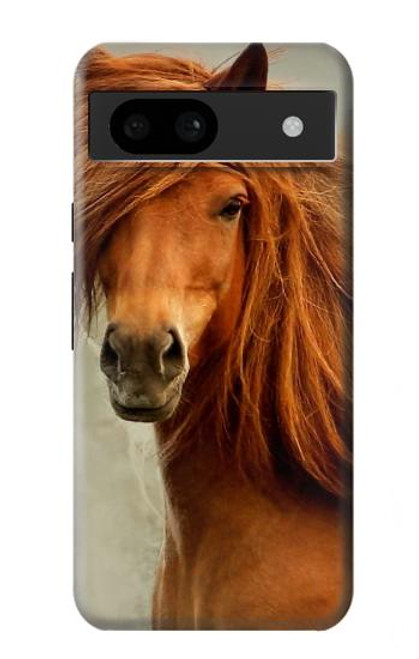 S1595 Beautiful Brown Horse Hülle Schutzhülle Taschen für Google Pixel 8a