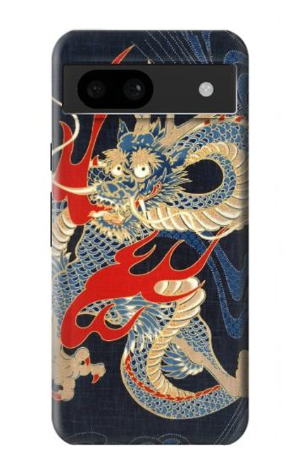 S2073 Japan Dragon Art Hülle Schutzhülle Taschen für Google Pixel 8a